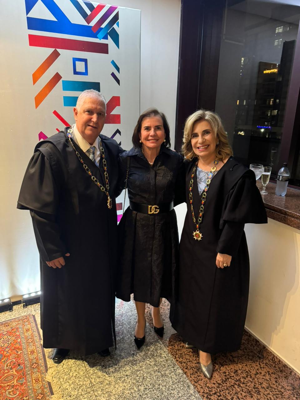 Presidente do TCE-AM prestigia posse da nova presidente do TRT-15 em Campinas