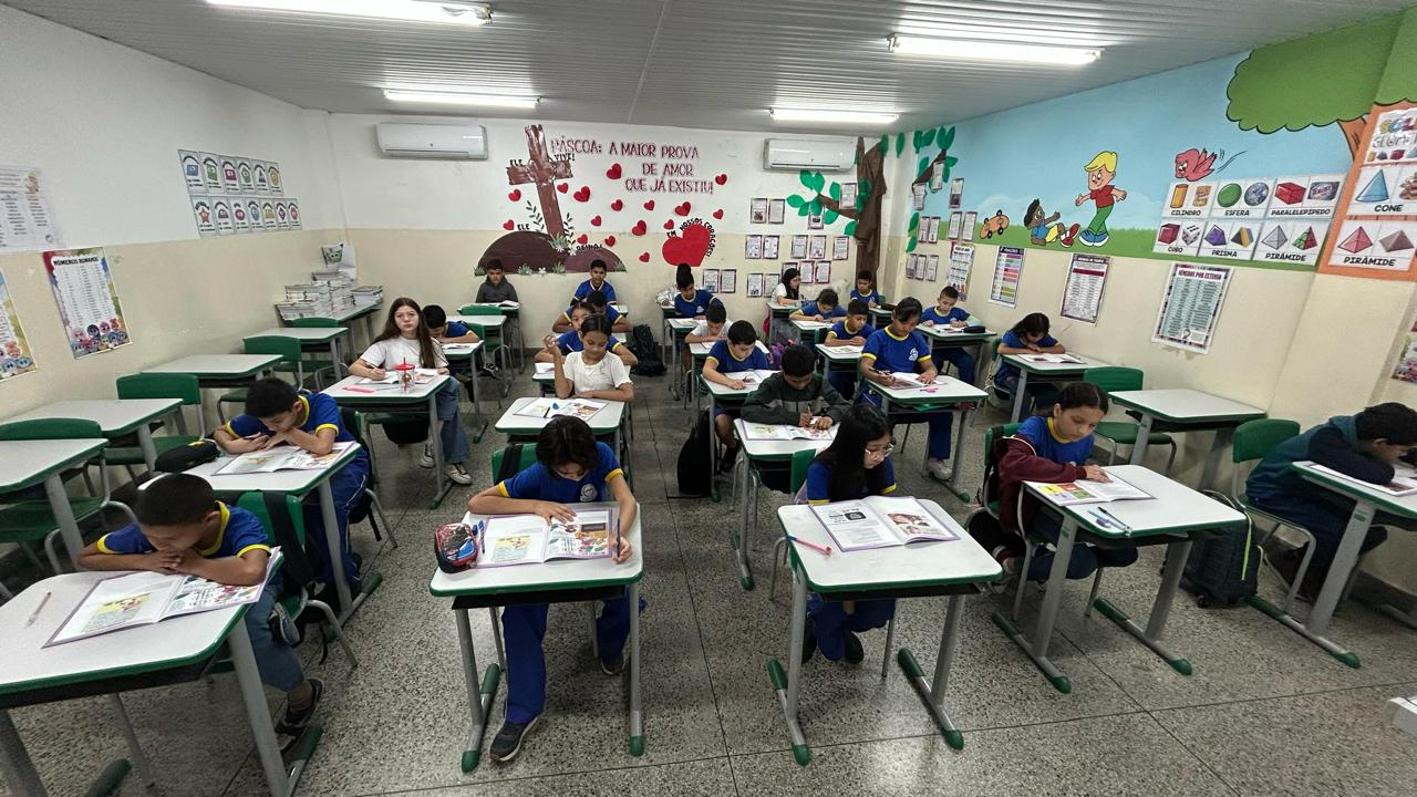 Mais de 36 mil alunos da Prefeitura de Manaus participaram do 3º Simulado do programa ‘Educa+Manaus’