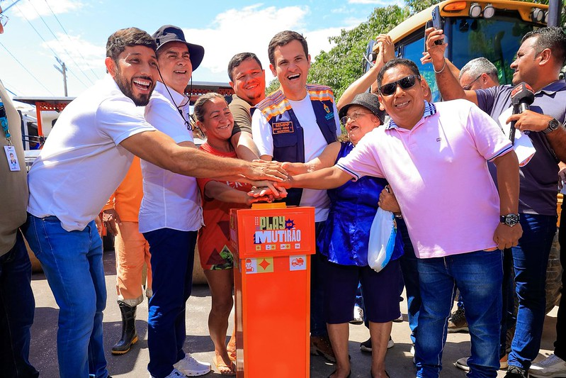 Prefeito David Almeida dá largada ao programa ‘Mutirão no Bairro’ começando pelo Alvorada