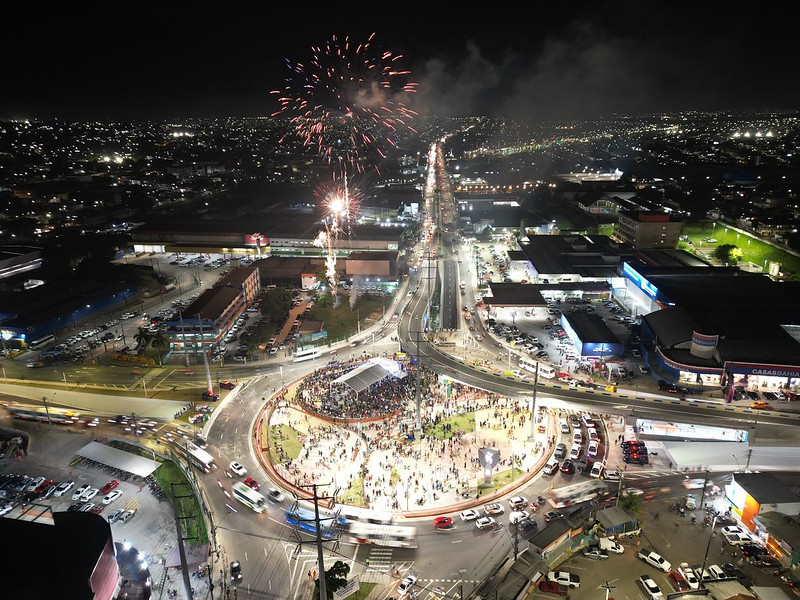 Em inauguração, vereadores da CMM destacam importância do Complexo Viário Rei Pelé para mobilidade urbana da capital