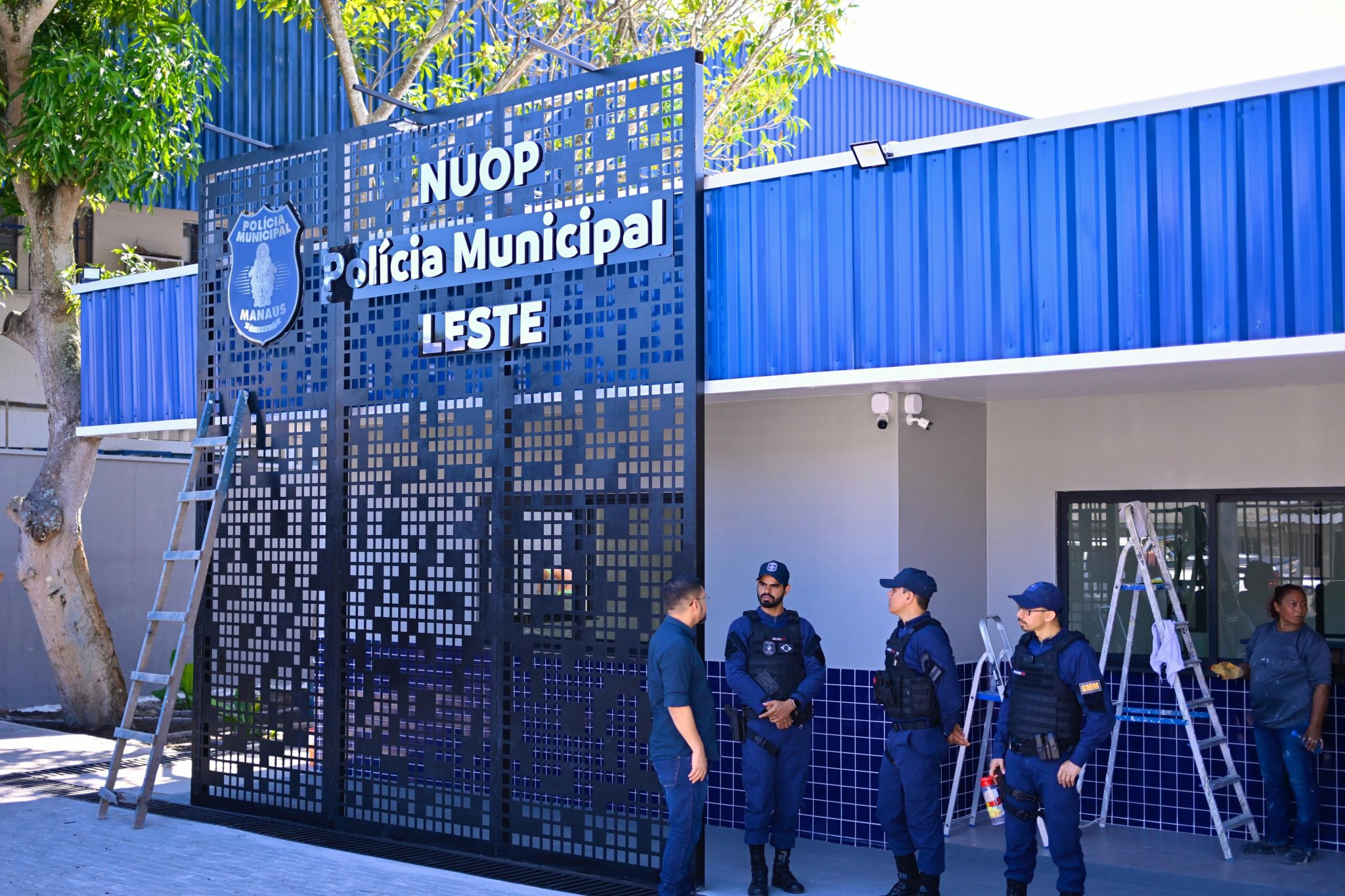 Prefeito David Almeida inaugura maior base da Guarda Municipal de Manaus na zona Leste