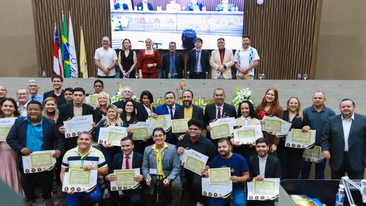 Profissionais de blogs e portais digitais são homenageados na Câmara Municipal de Manaus