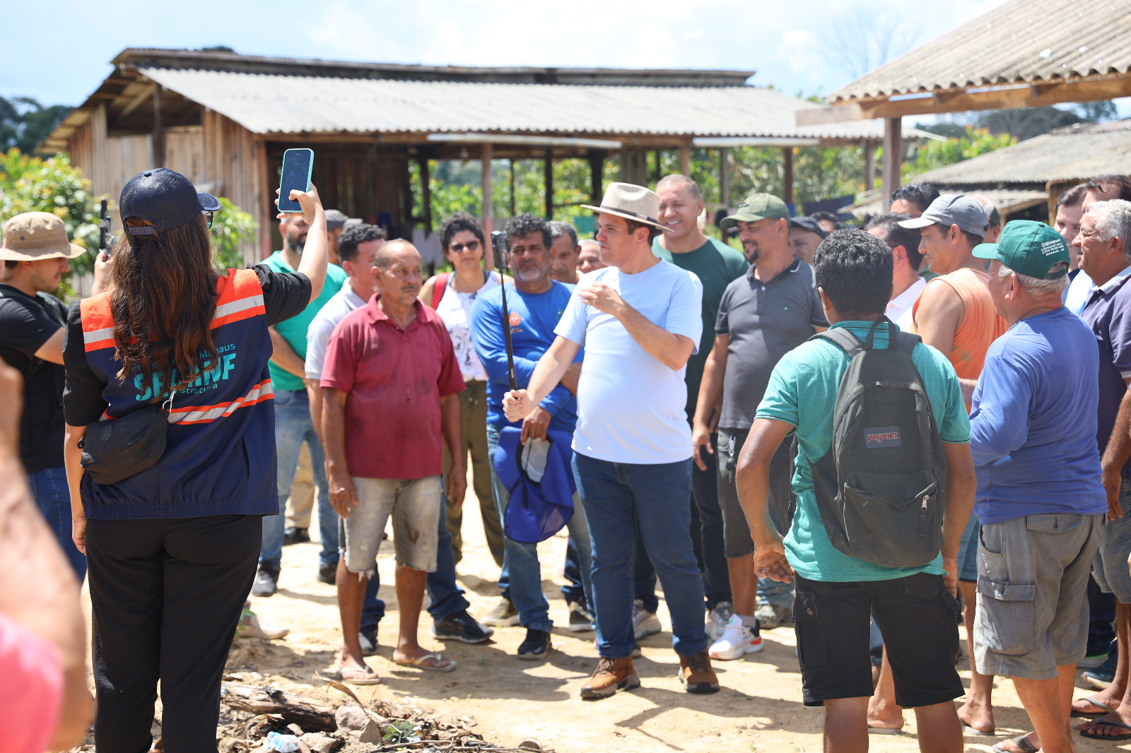 Prefeito em exercício Renato Junior anuncia novas obras em ramal com 68 km de extensão