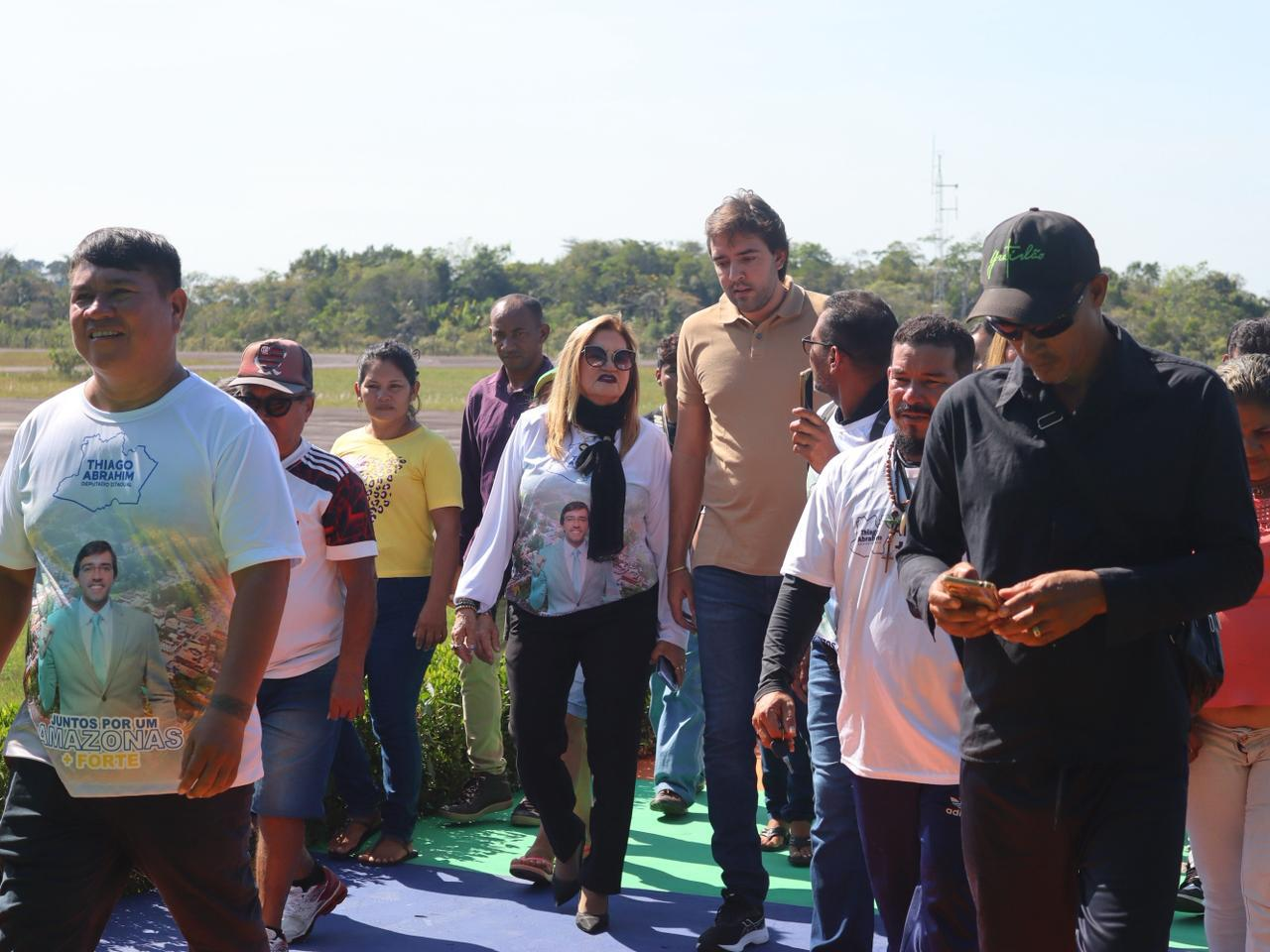 Deputado Thiago Abrahim visita Manicoré e entrega R$ 300 mil em emendas para beneficiar comunidades ribeirinhas