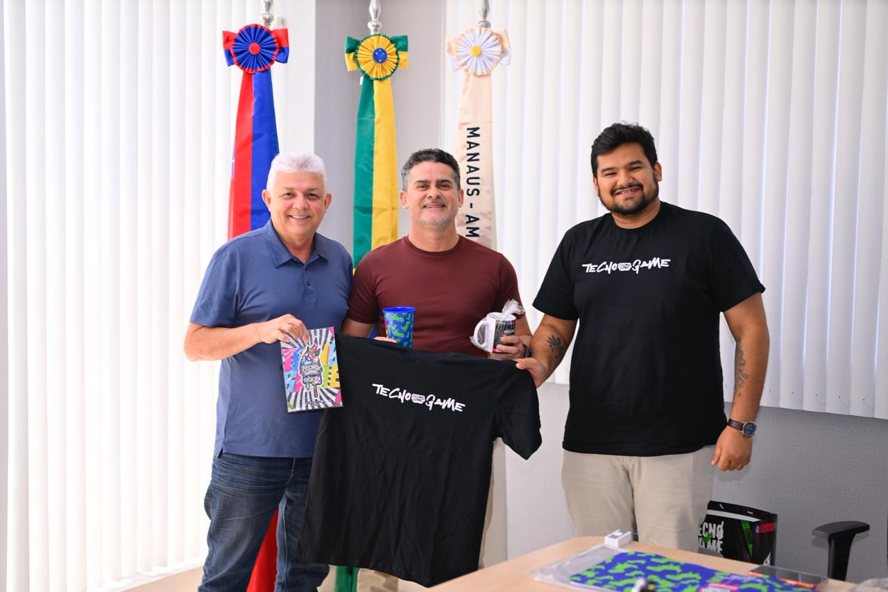 Prefeito David Almeida anuncia início da programação do Tecnogame, maior evento geek da região Norte, com apoio da Prefeitura de Manaus