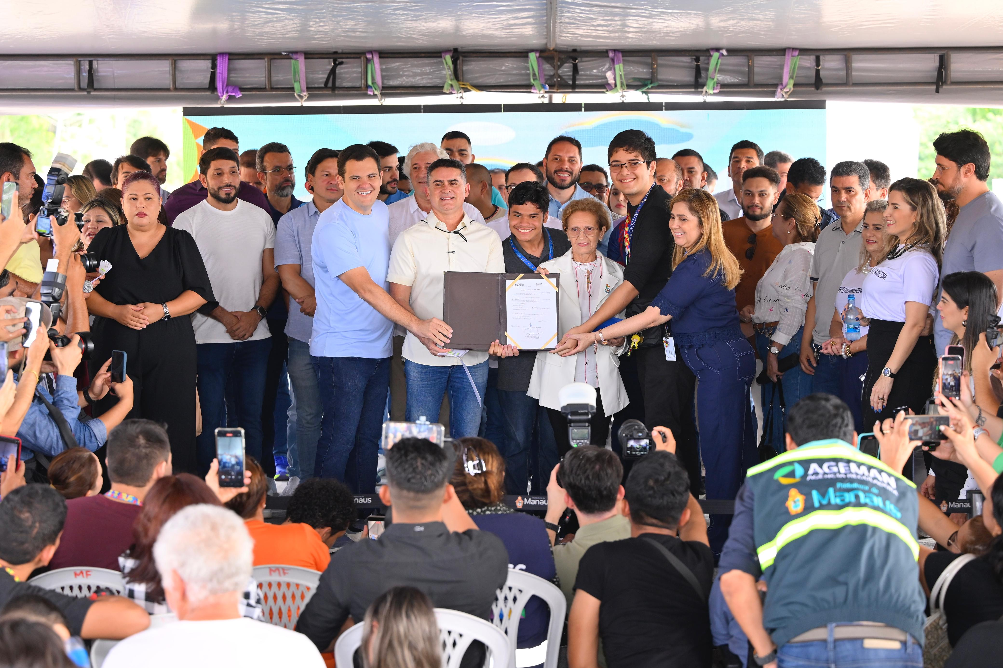 Prefeito assina ordem de serviço para a construção da primeira Fundação Municipal Transtorno do Espectro Autista do Brasil