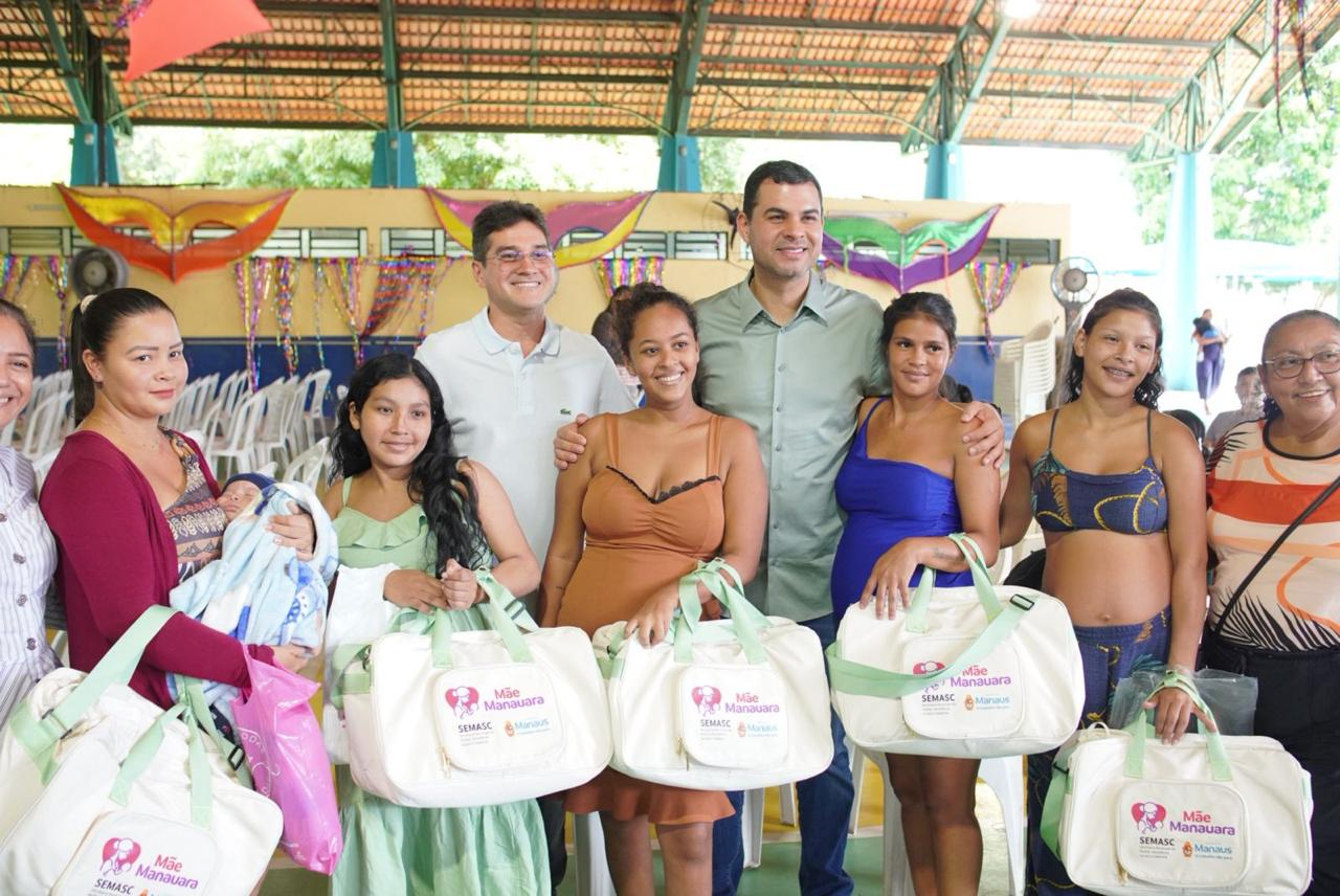 Jander Lobato celebra dignidade e cuidado às gestantes com as entregas do programa “Mãe Manauara”