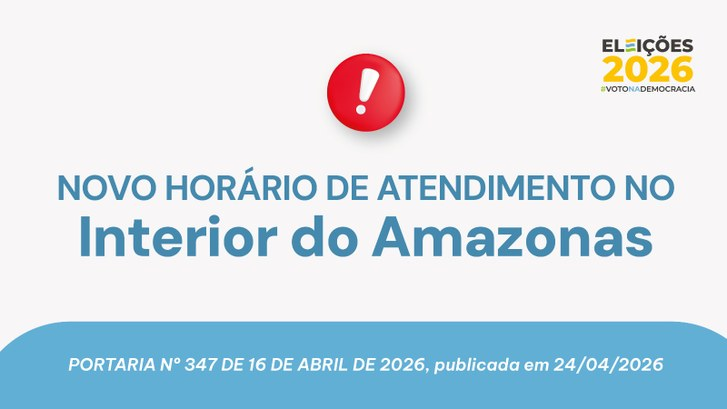 Interior do Amazonas tem atendimento ampliado nos cartórios eleitorais até 6 de maio