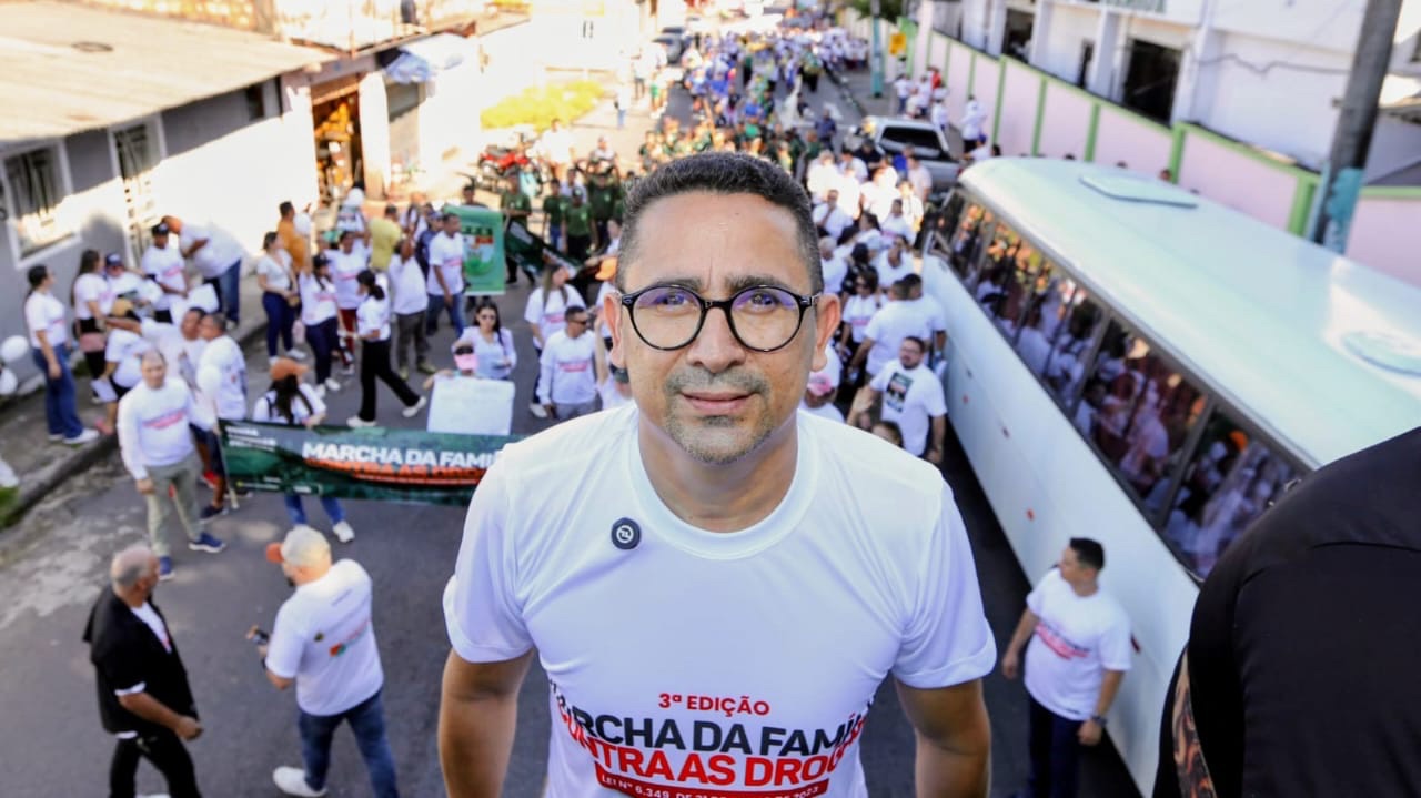 Daniel Almeida promove 4ª edição da Marcha da Família Contra as Drogas em Manaus