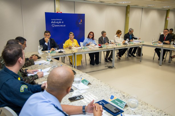 TRE-AM reúne órgãos de segurança para alinhar ações integradas das Eleições Gerais de 2026