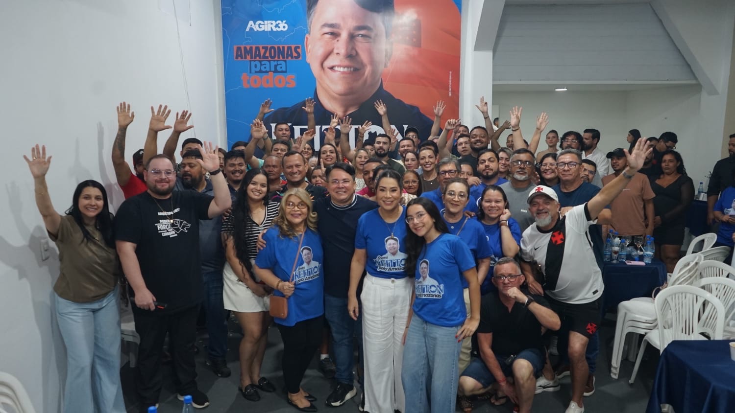 Keitton Batista inicia campanha para deputado estadual com adesivaço em Manaus